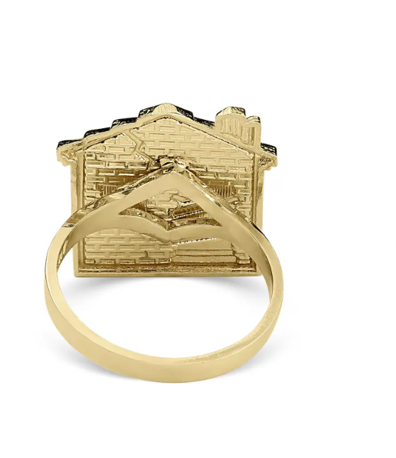 14K gold House ring