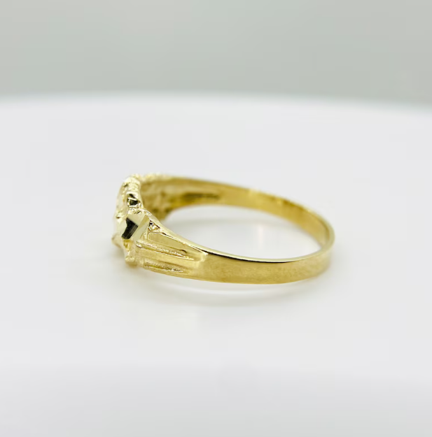 14k Skinny Nugget Ring (14k Stamp)