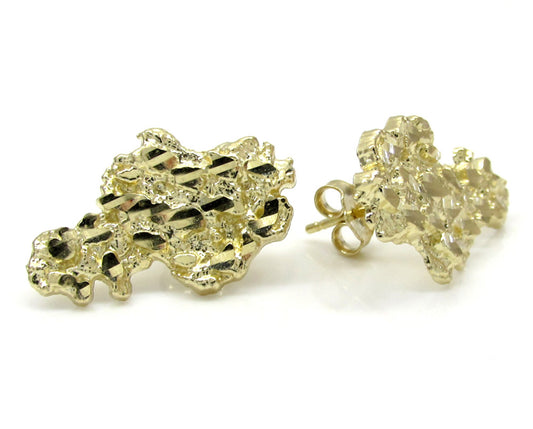 10k Nugget Earrings "NEW"