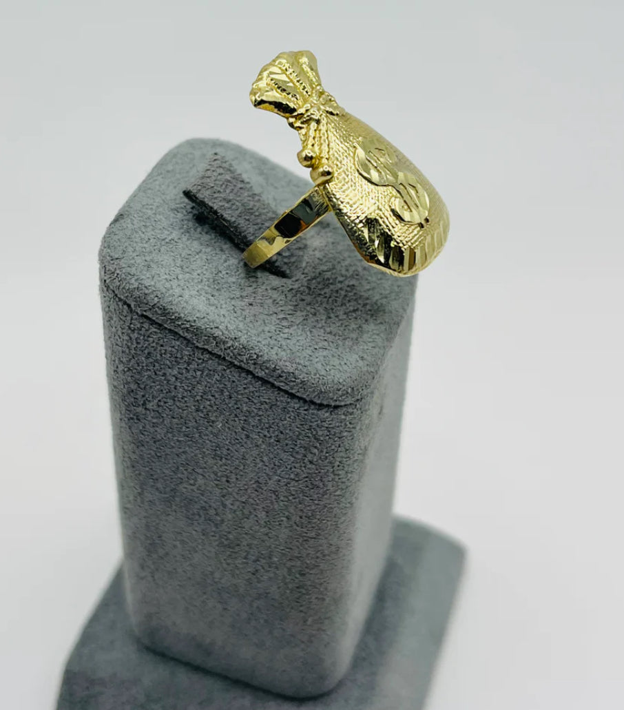 14k Money Bag Ring (NEW)