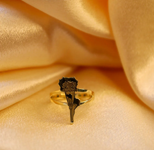 14k Betty Boop Ring