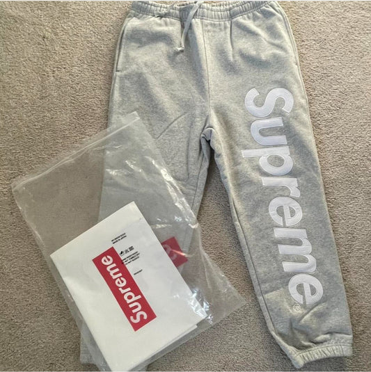 Supreme grey sweats