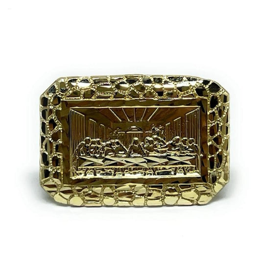 14k last supper ring