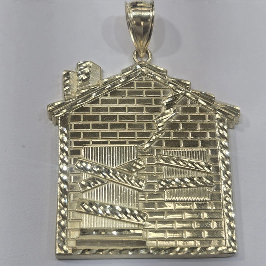 14k Trap House Pendant