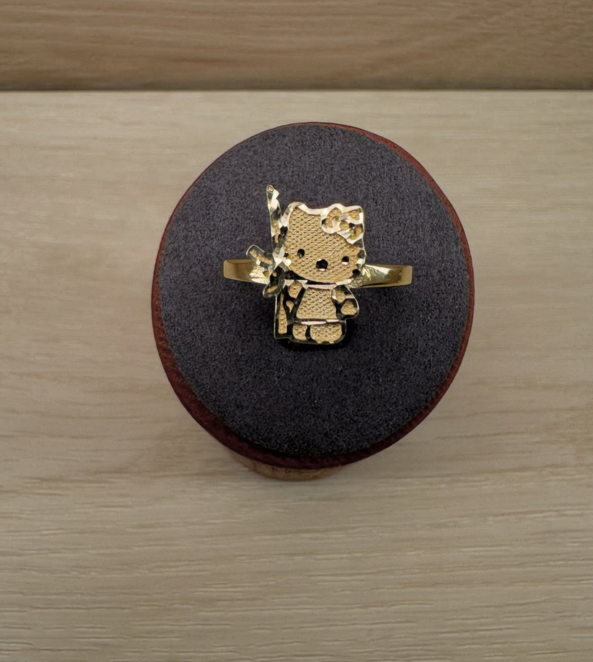 14k hello kitty AR ring
