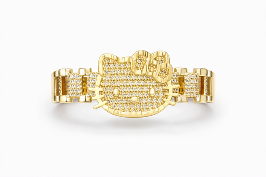14k hello kitty ring
