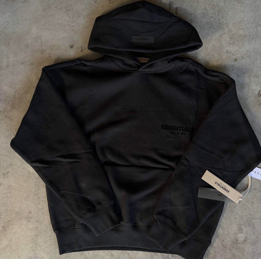 Essentials black hoodie