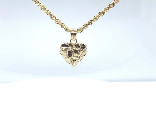14k Heart Pendant