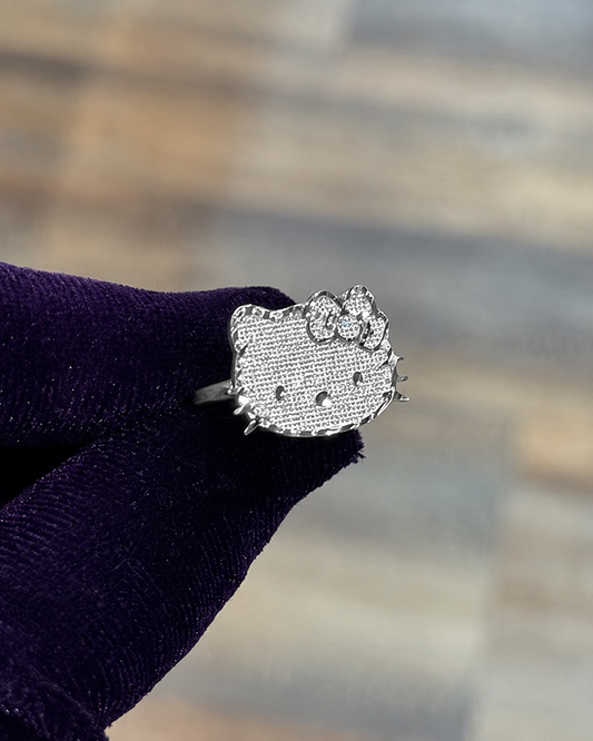 Silver Hello Kitty Ring (NEW)