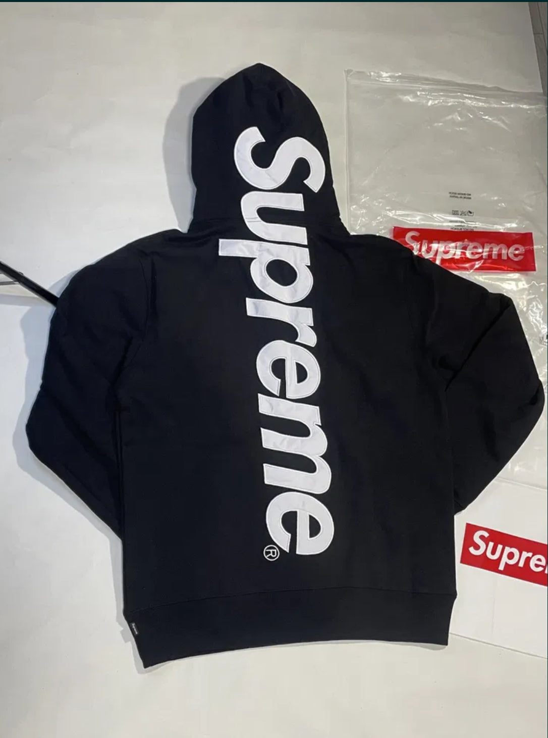 Supreme black hoodie