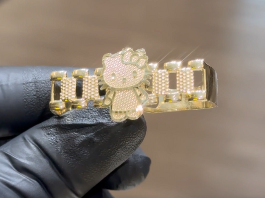 14k hello kitty ring