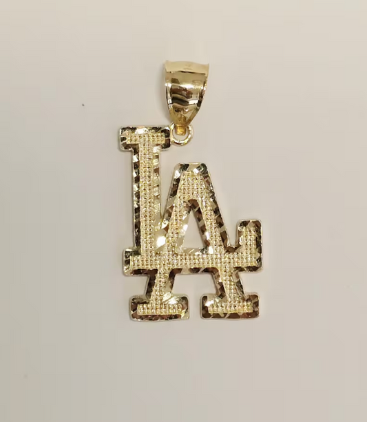 14k LA pendant