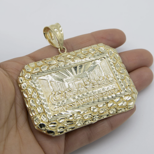 14k last supper pendant (Stamped)