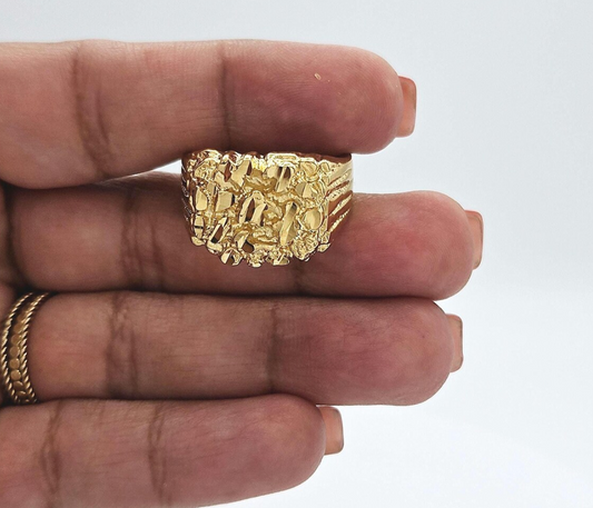 14k Thick Nugget Ring (NEW)