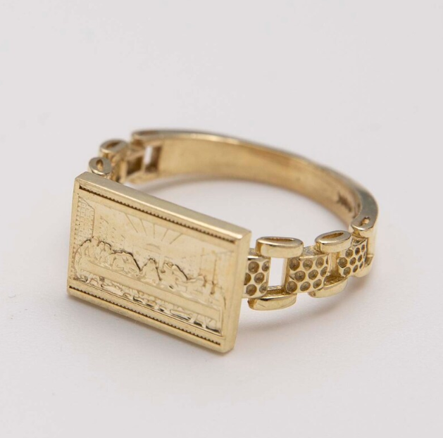 14k Last Supper Ring (14k Stamped)