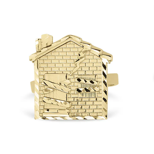 14K gold House ring