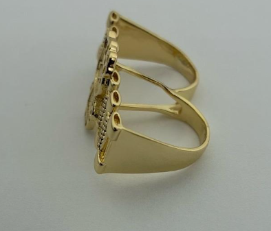 14k hello kitty ring