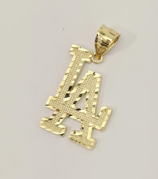 14k LA pendant