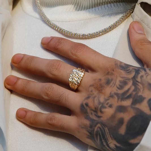 14k nugget ring