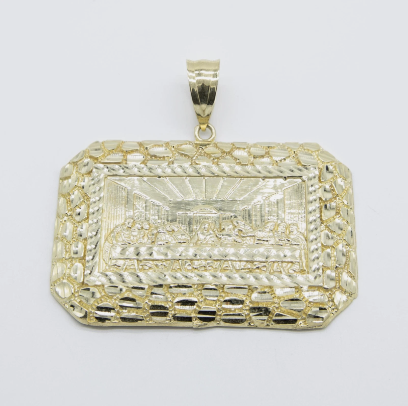 14k last supper pendant (14k Stamped)