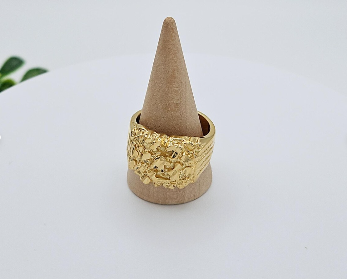 14k Thick Nugget Ring (NEW)
