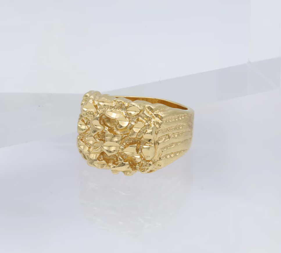 14k Thick Nugget Ring (NEW)