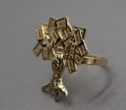 14k Money Tree Ring