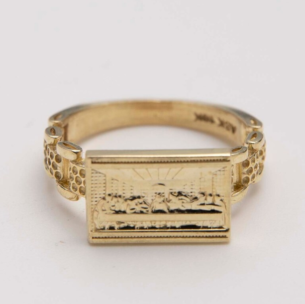 14k Last Supper Ring (14k Stamped)