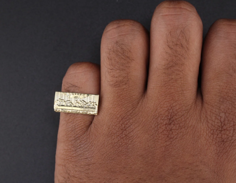 14k Last Supper Ring (14k Stamped)